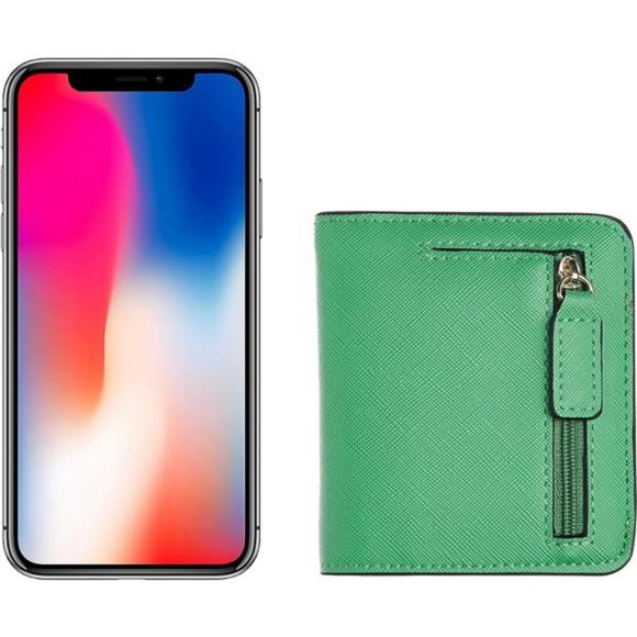 Womens Rfid Blocking Small Compact Bifold Luxury Genuine Leather Pocket Wallet - Picture 6 of 6